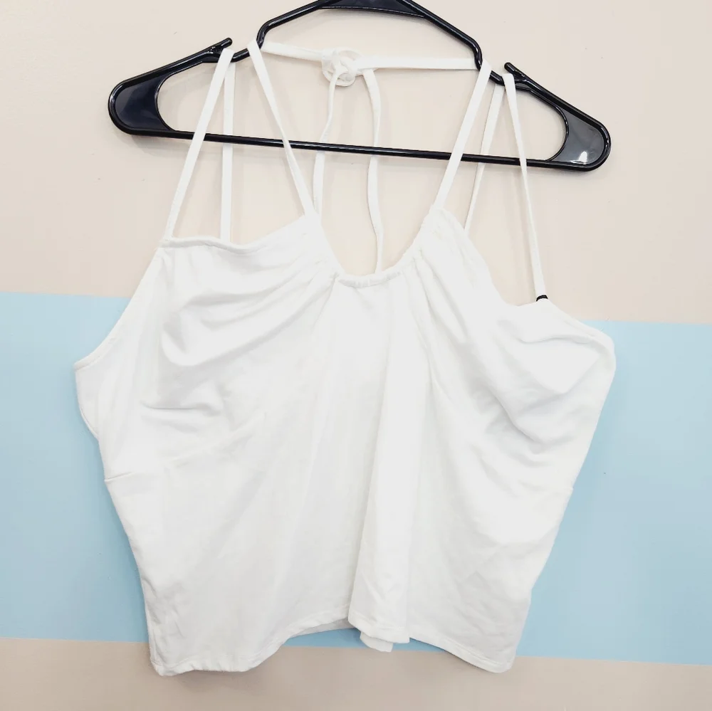 NWT Future Collective Plus Size Strappy Knit Halter Top - Picture 7 of 10